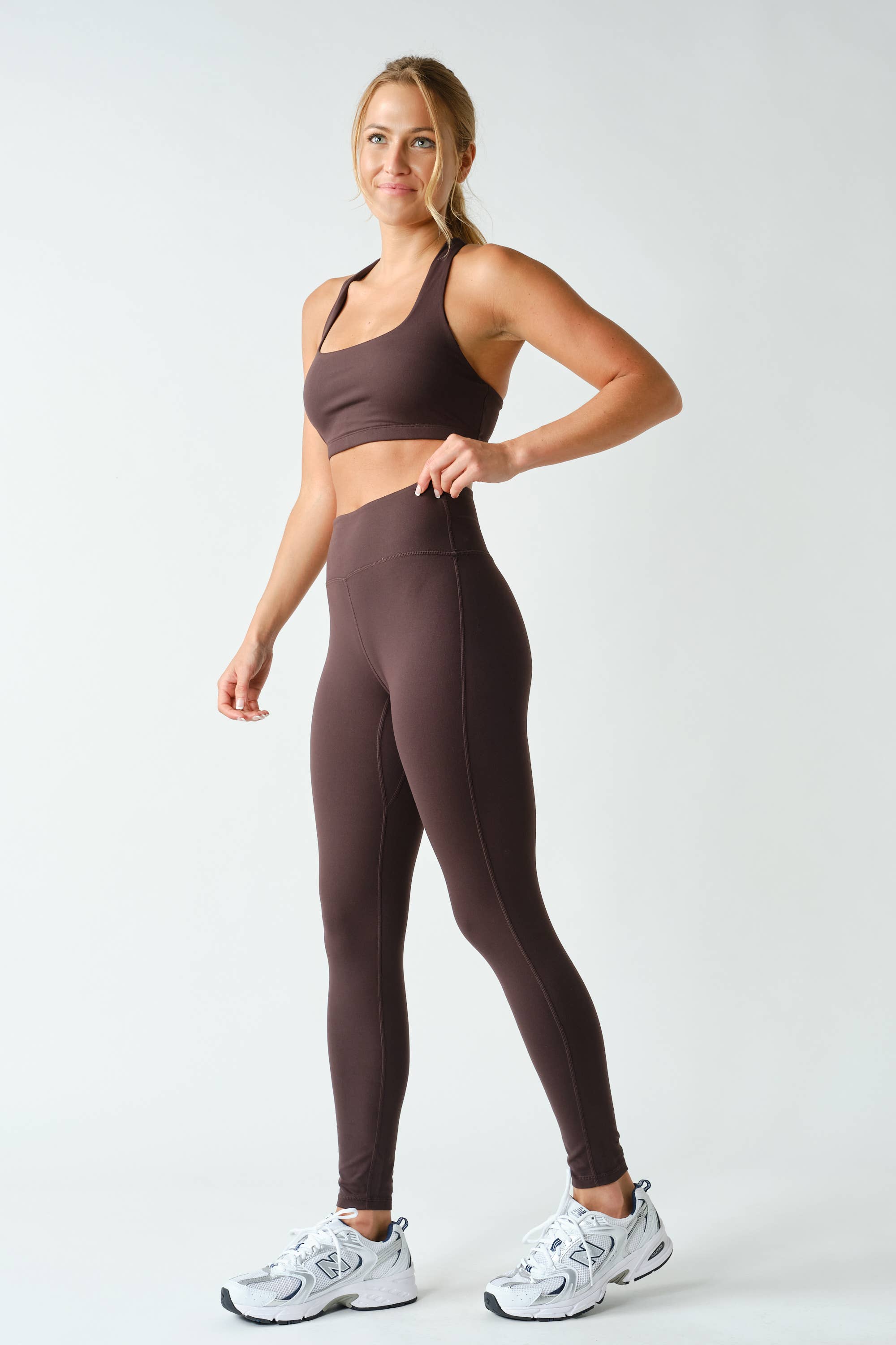 Venice Scrunch Coffee Bean Leggings
