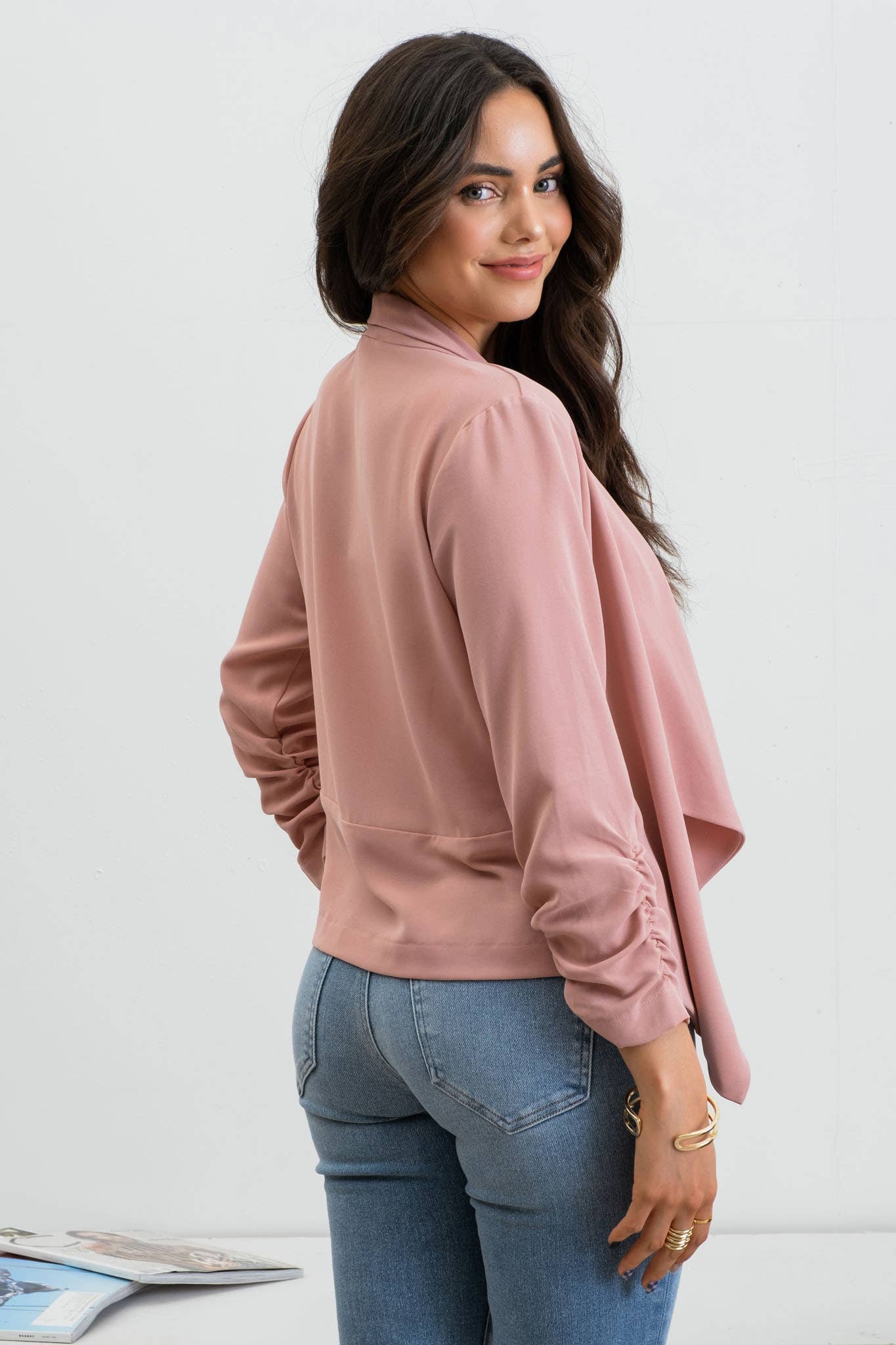Coco Ruched Blazer