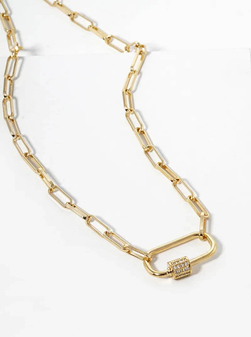 Yaral Carabiner Pendant Chain Necklace