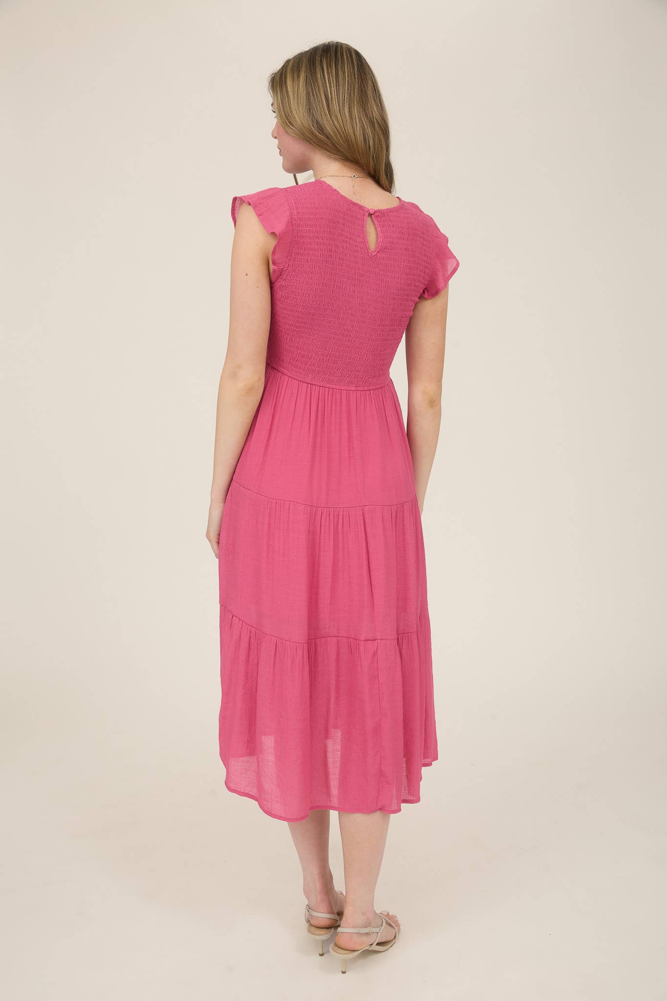 Taressa Smocked Midi Dress PREORDER