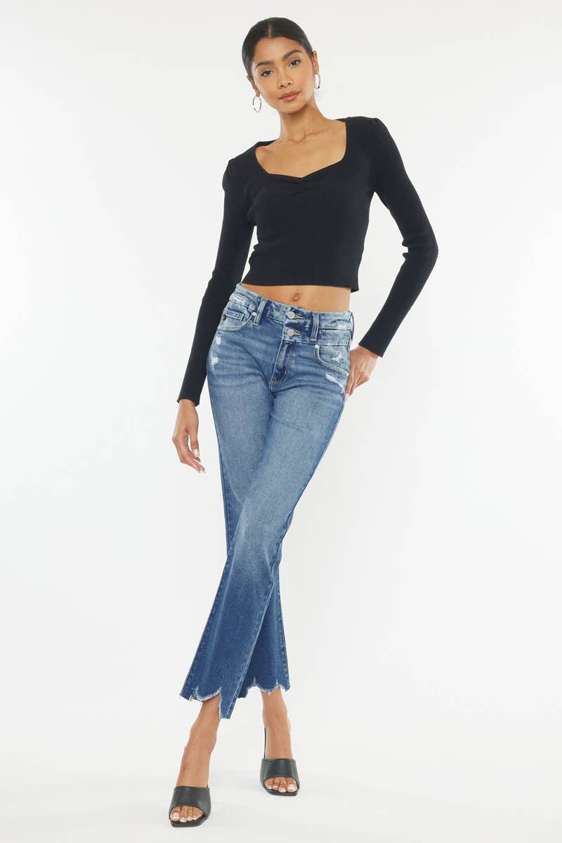 KANCAN Leighton Straigt High Rise Denim Jeans