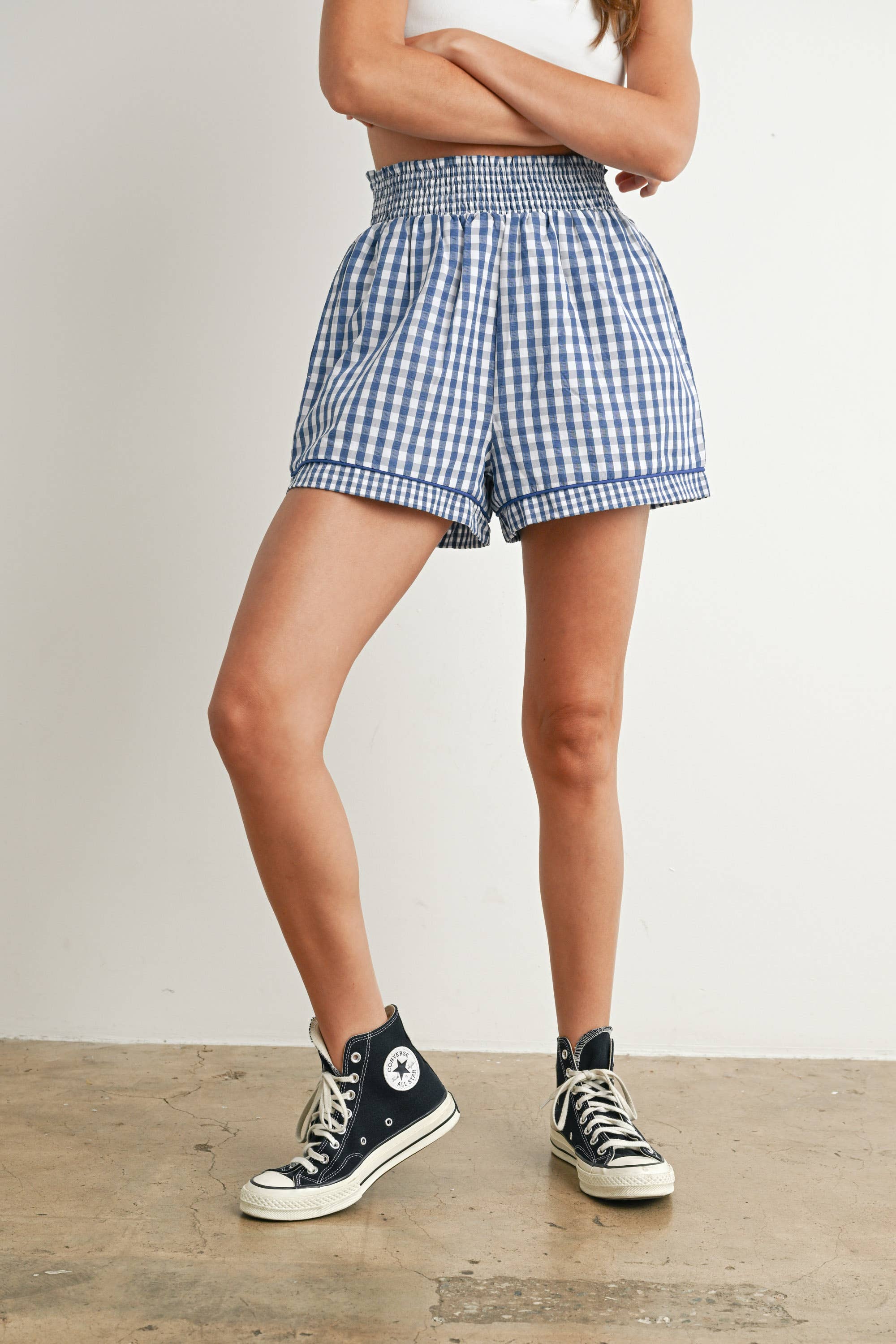 Mia Gingham Shorts