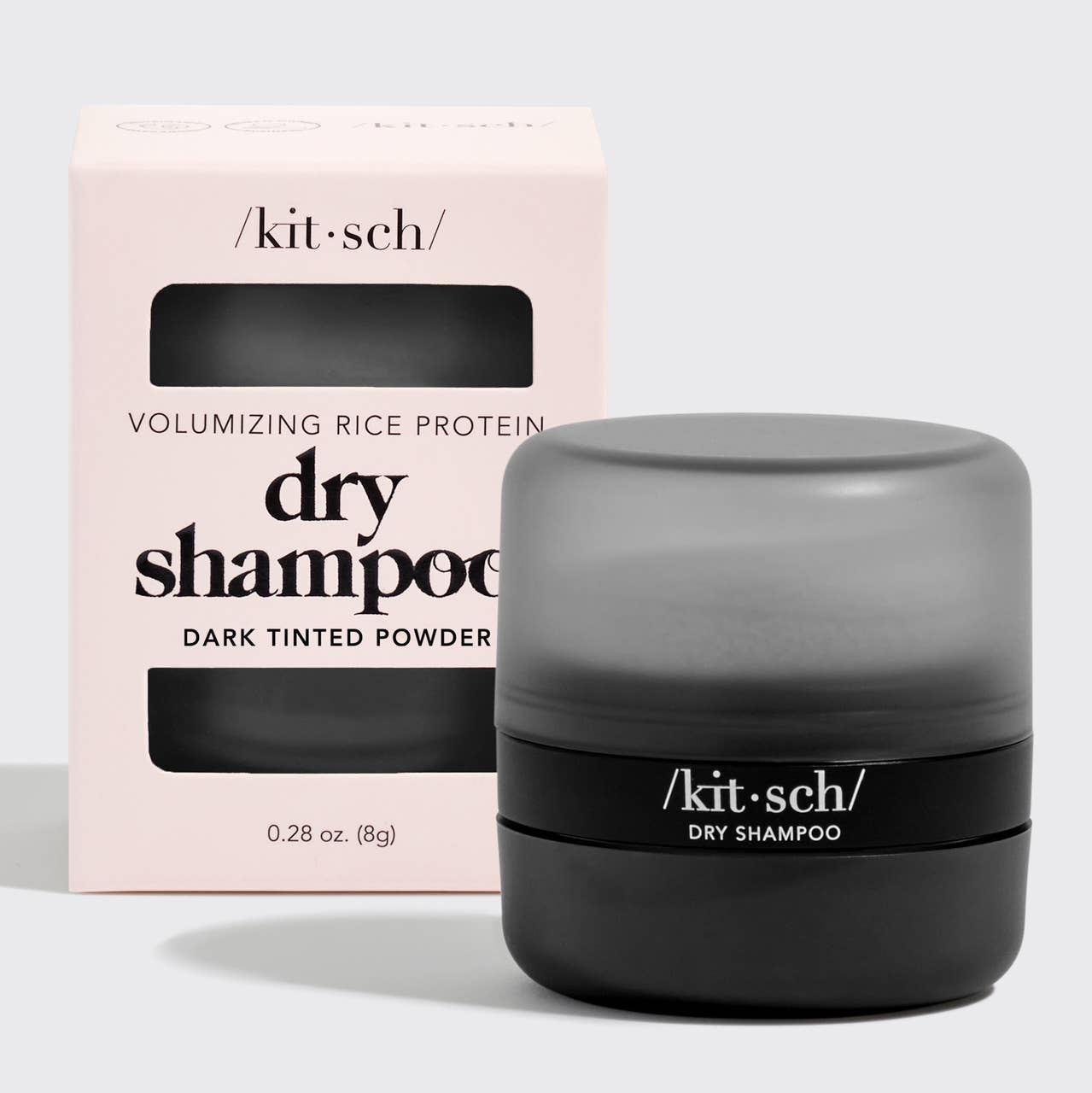 KITSCH Volumizing Rice Protein Dry Shampoo - Dark Tinted Powder
