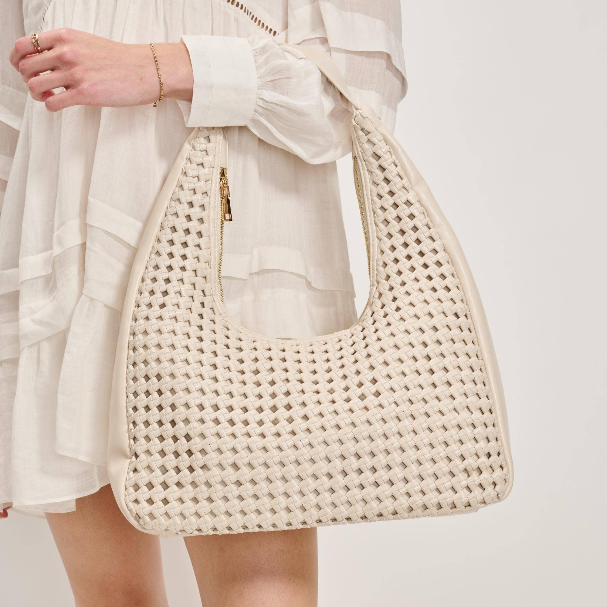 Renne Knot Woven Hobo