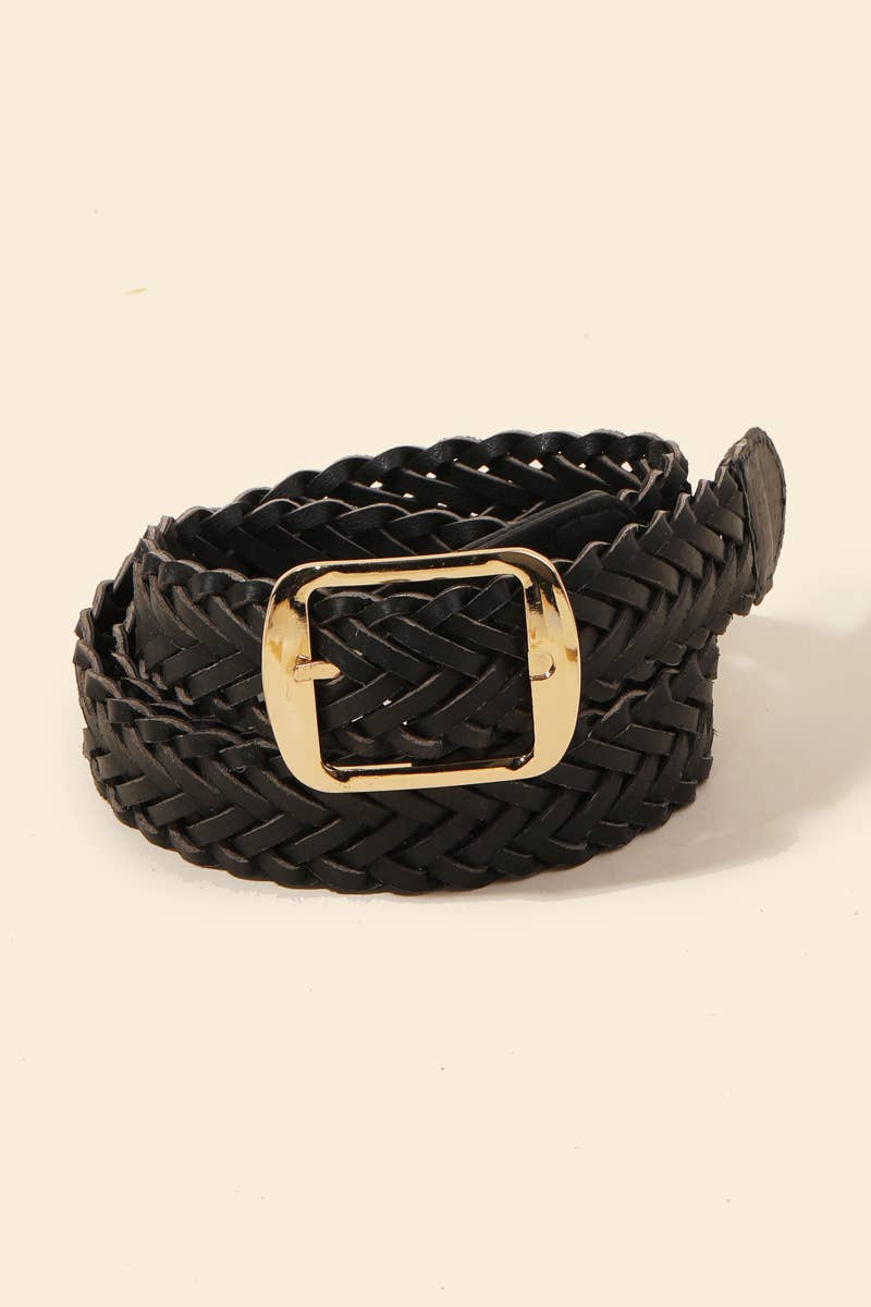 Vicks Braided Vegan Leather Belt (3 Colors!)