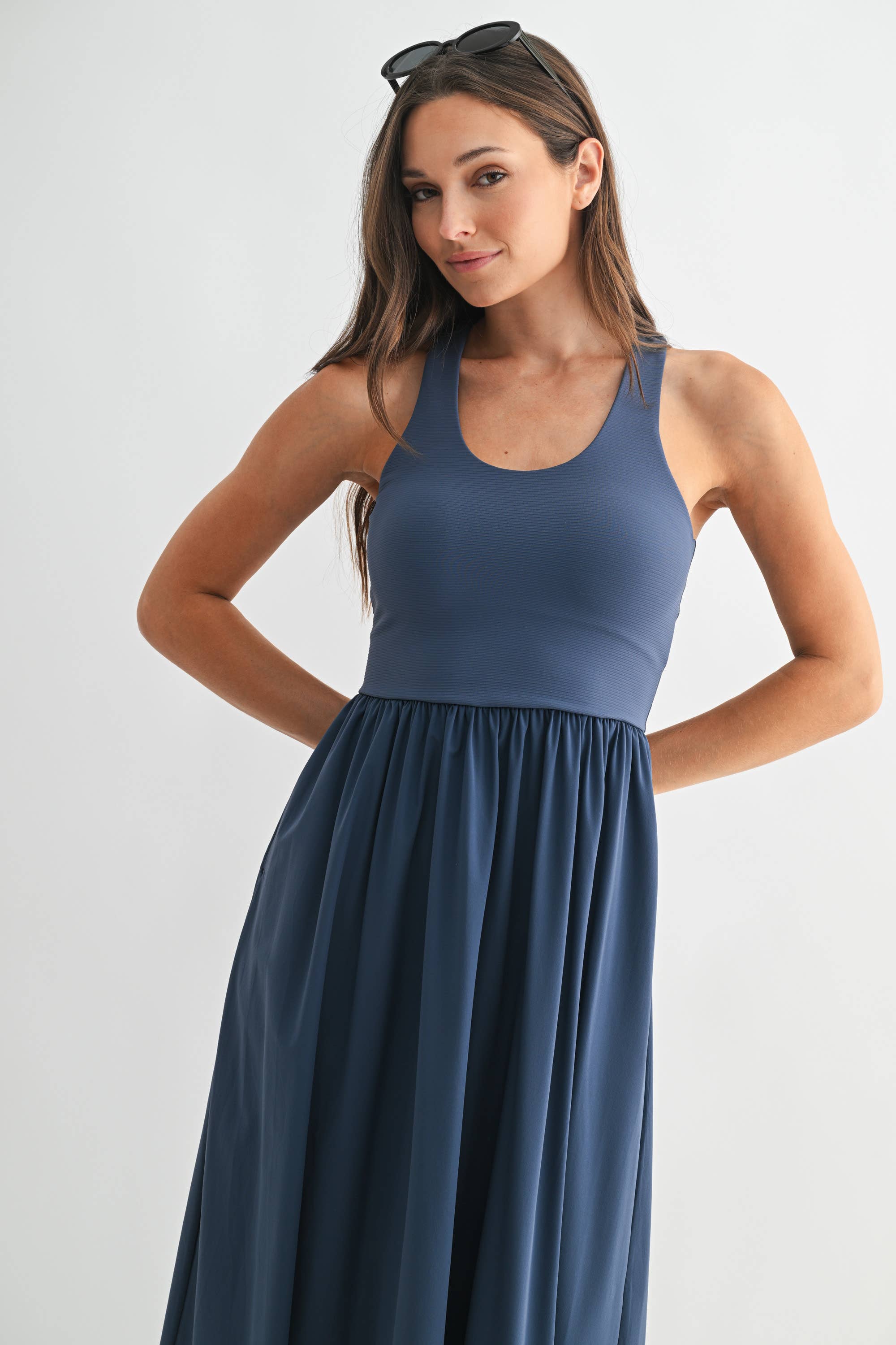 Bree Rib Tank Midi Dress