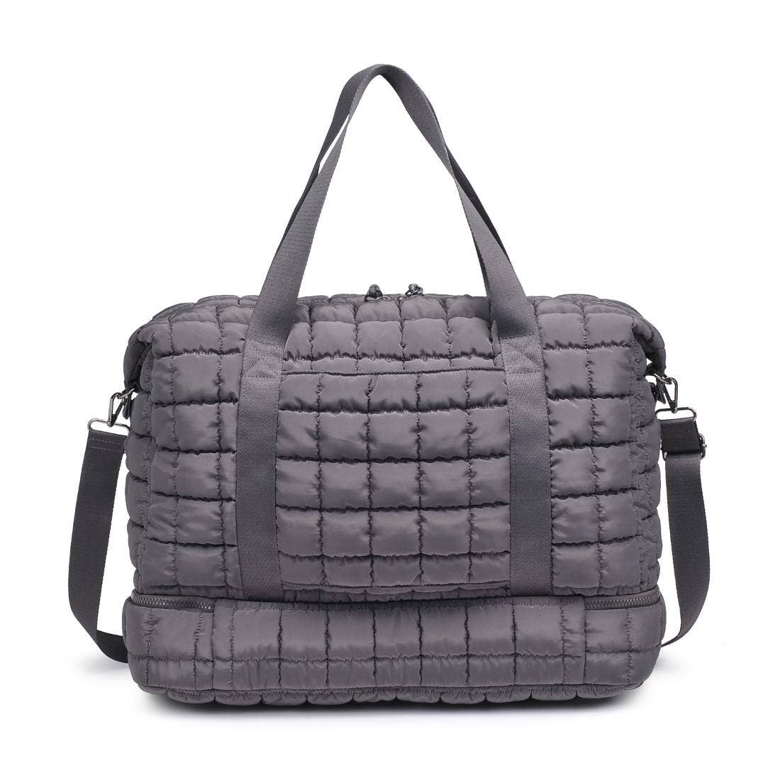 Globetrotter Quilted Nylon Puffer Travel Weekender (2 Colors!)
