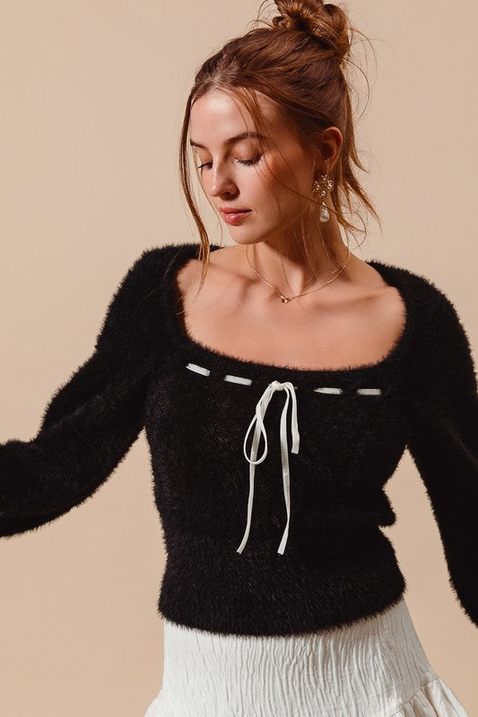 Seth Bow Fury Sweater FINAL SALE