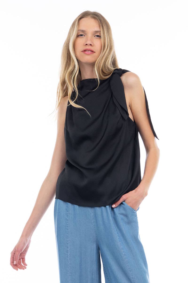 Sloane Satin Tank