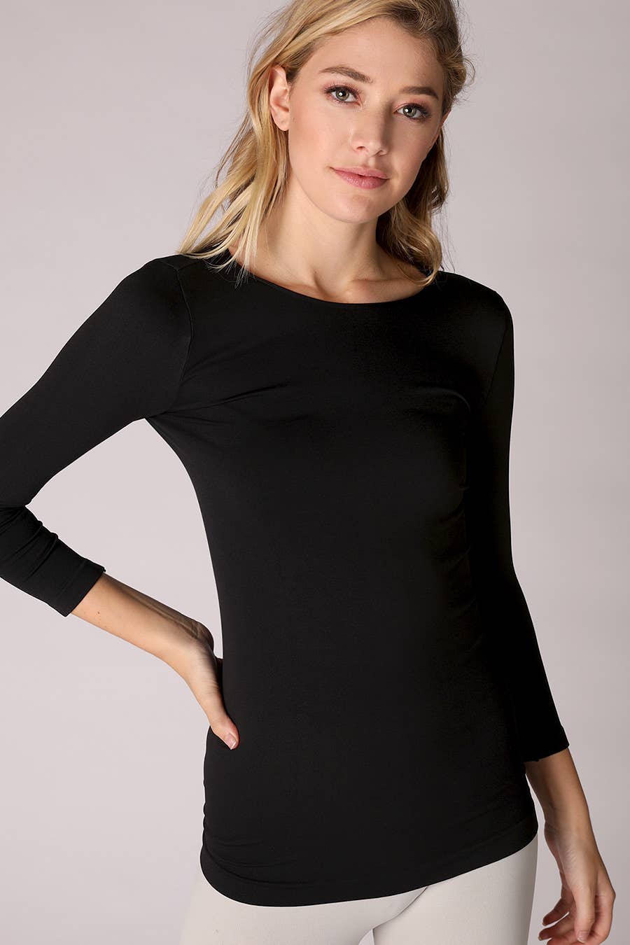 Nikibiki Gretta 3/4 Sleeve Crew Neck Top