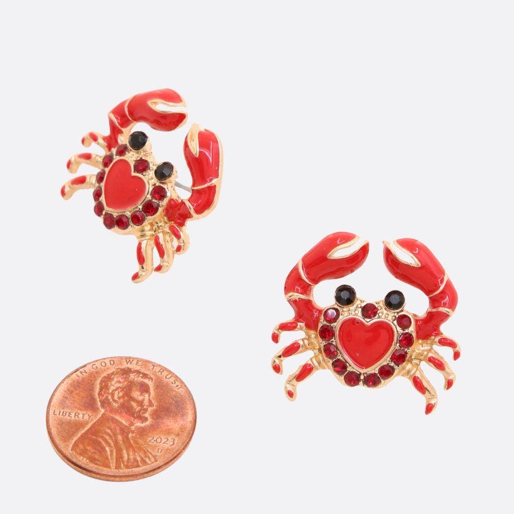 Cory Crab Earrings