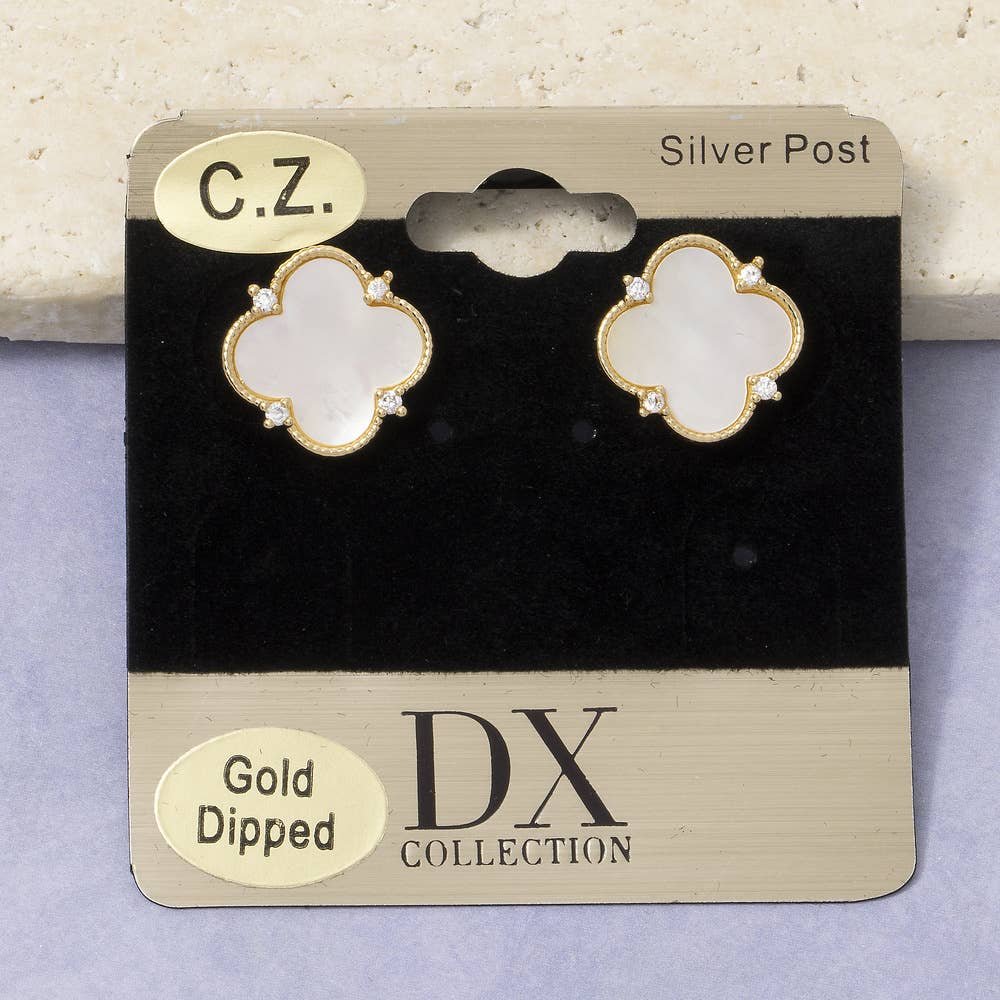 Barry Clover Stud Earrings