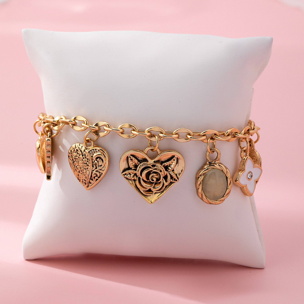 Cressa Gold Charm Bracelet