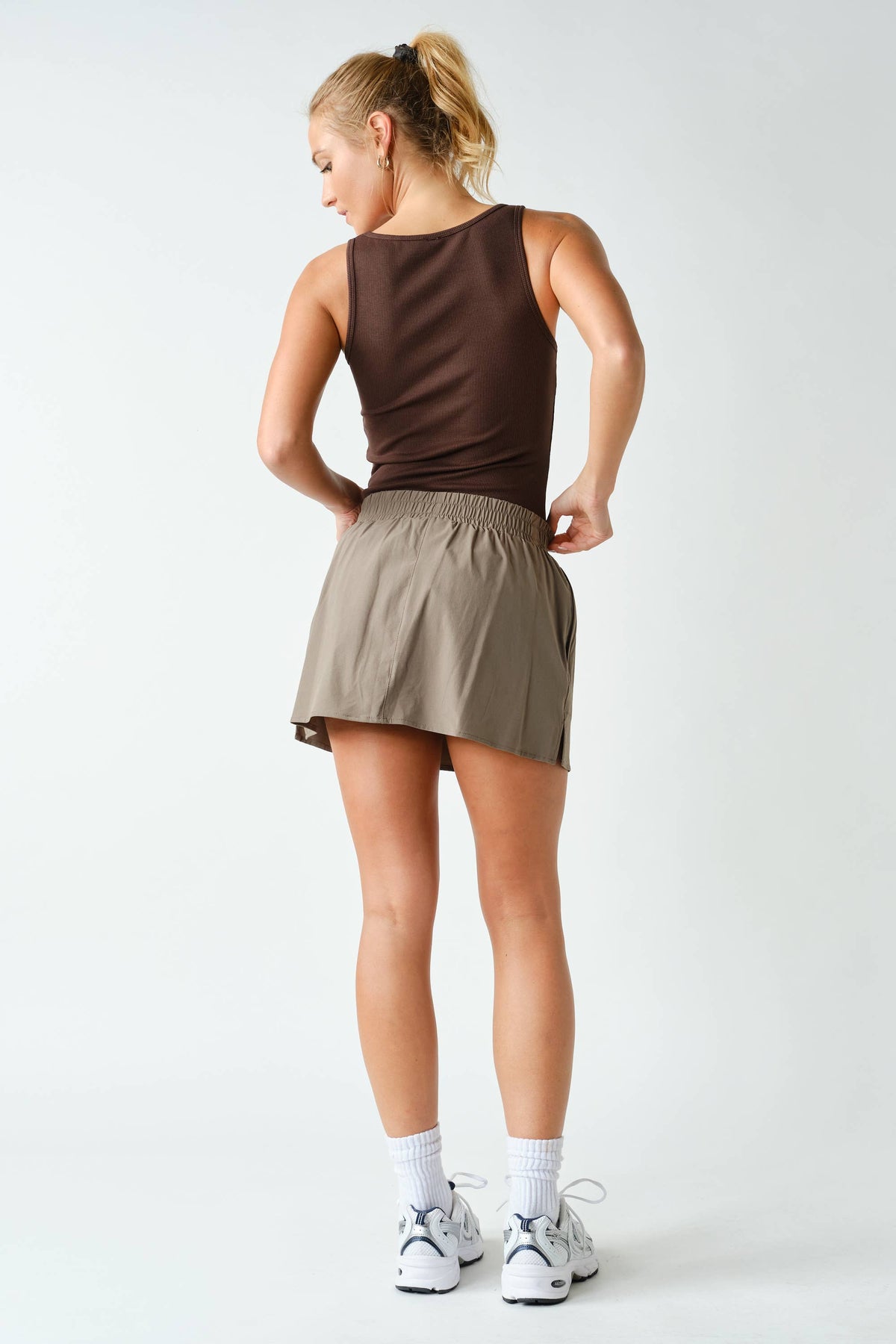 Square Neck Ribbed Tank Top