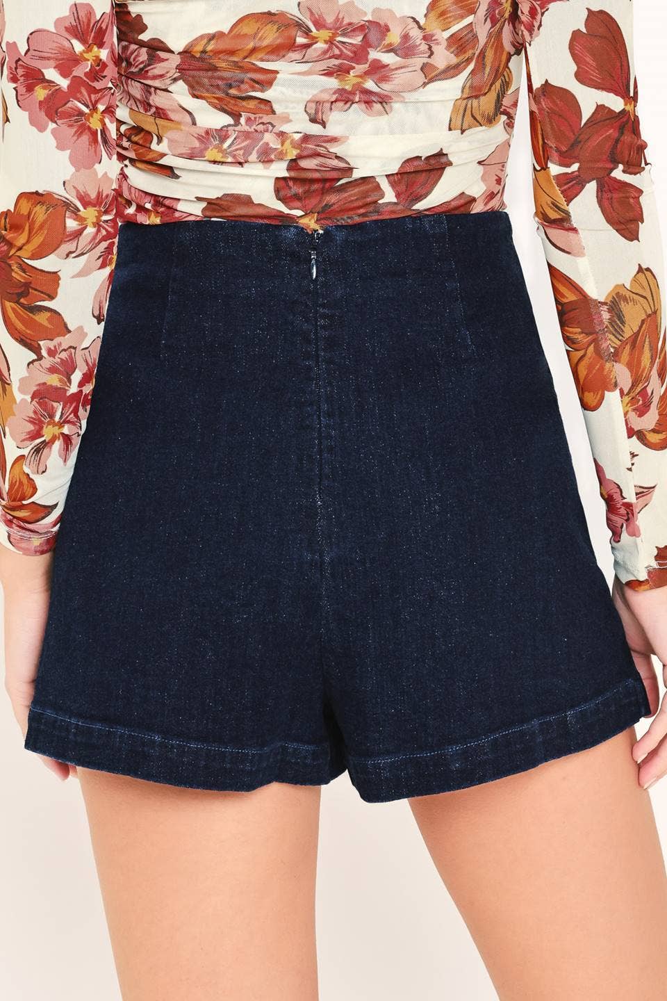 Smitten Denim Skort Skirt