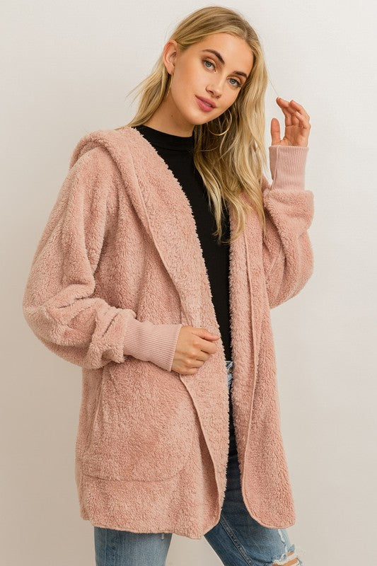 Felicia Fleece Sherpa Hoodie Jacket -Available in 10 colors! SPECIAL PRICING ENDS 9.24.26 PREORDER ONLY!