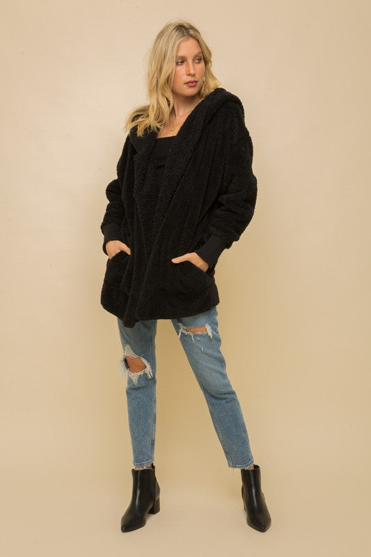 Felicia Fleece Sherpa Hoodie Jacket -Available in 10 colors! SPECIAL PRICING ENDS 9.24.26 PREORDER ONLY!