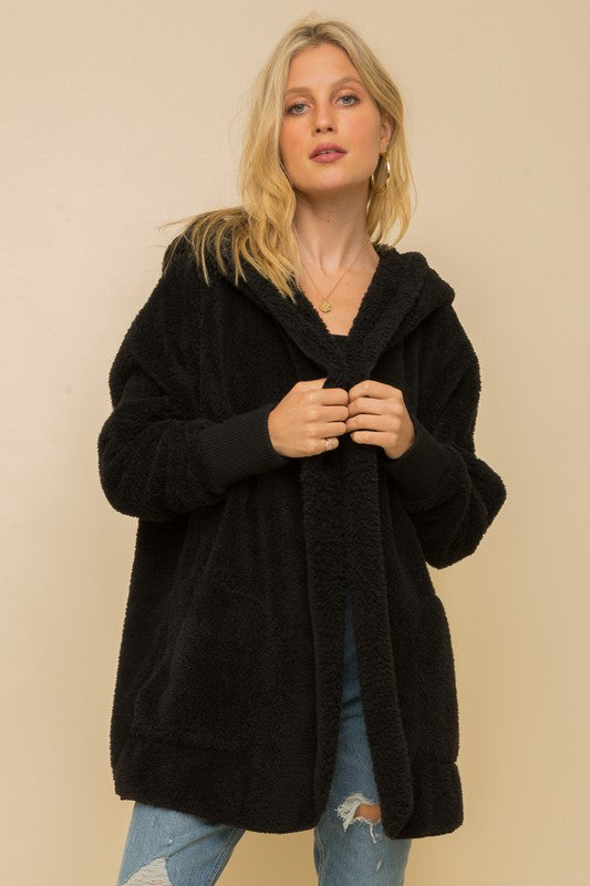 Felicia Fleece Sherpa Hoodie Jacket -Available in 10 colors! SPECIAL PRICING ENDS 9.24.26 PREORDER ONLY!