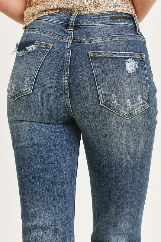 Cameron Washed Straight Leg Jeans