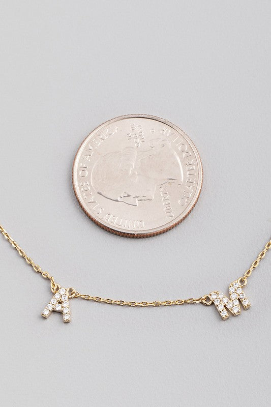 Lenny Rhinestone Mama Necklace (2 Colors!)