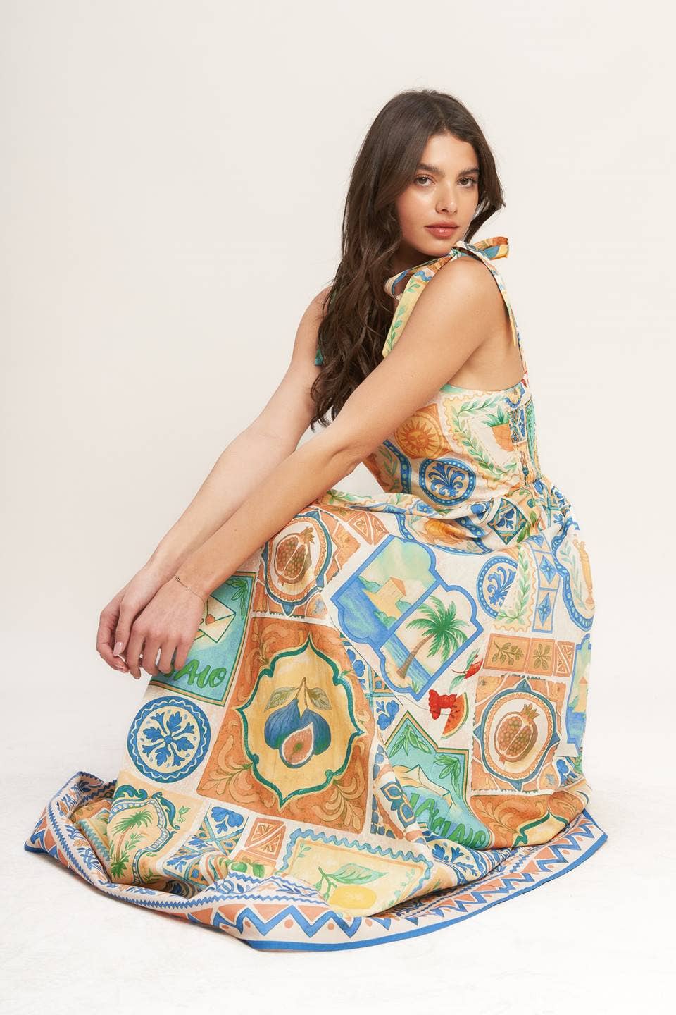 Haven Printed Maxi Dress