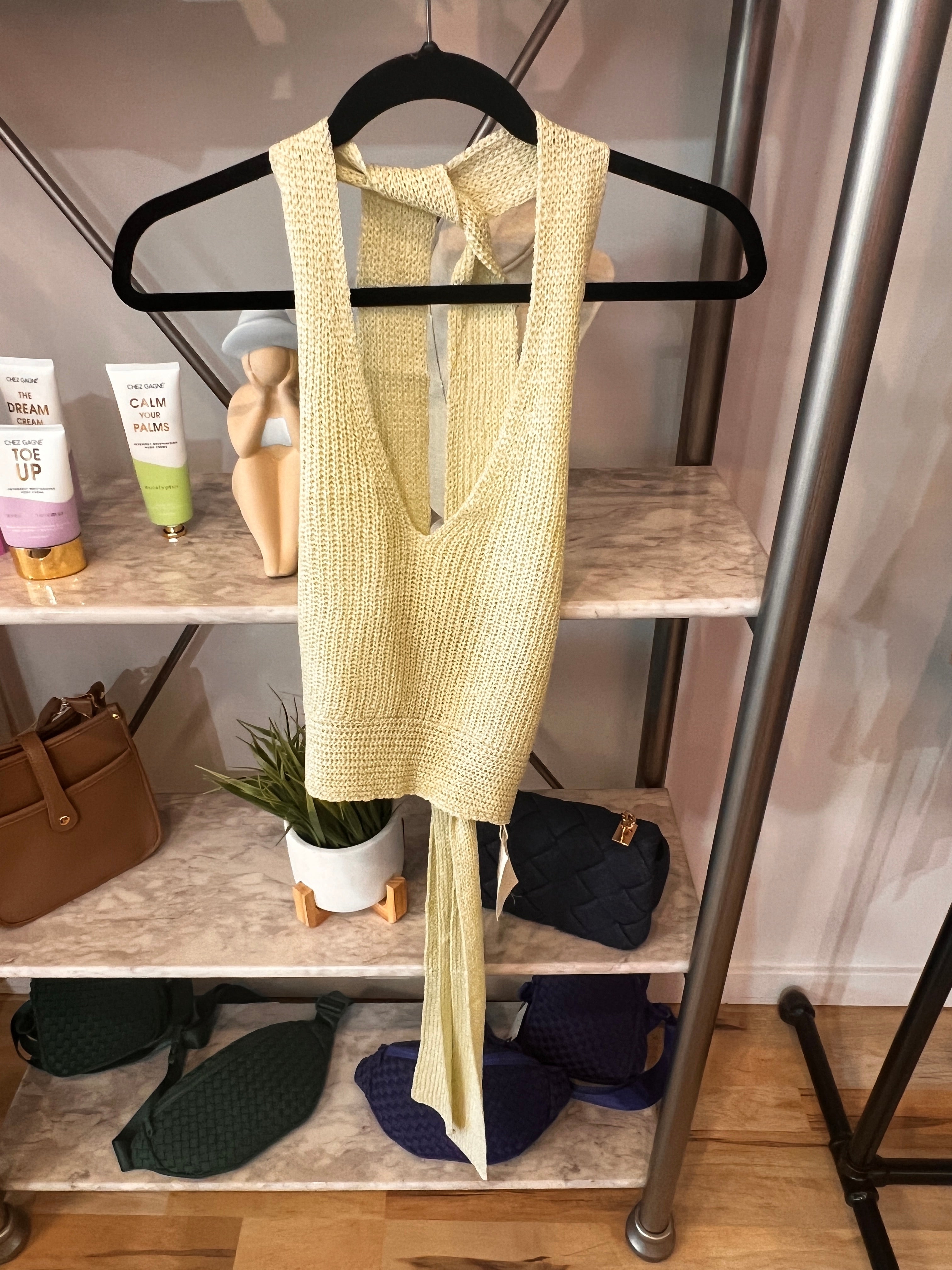 Emilee Halter Sweater Tank FINAL SALE