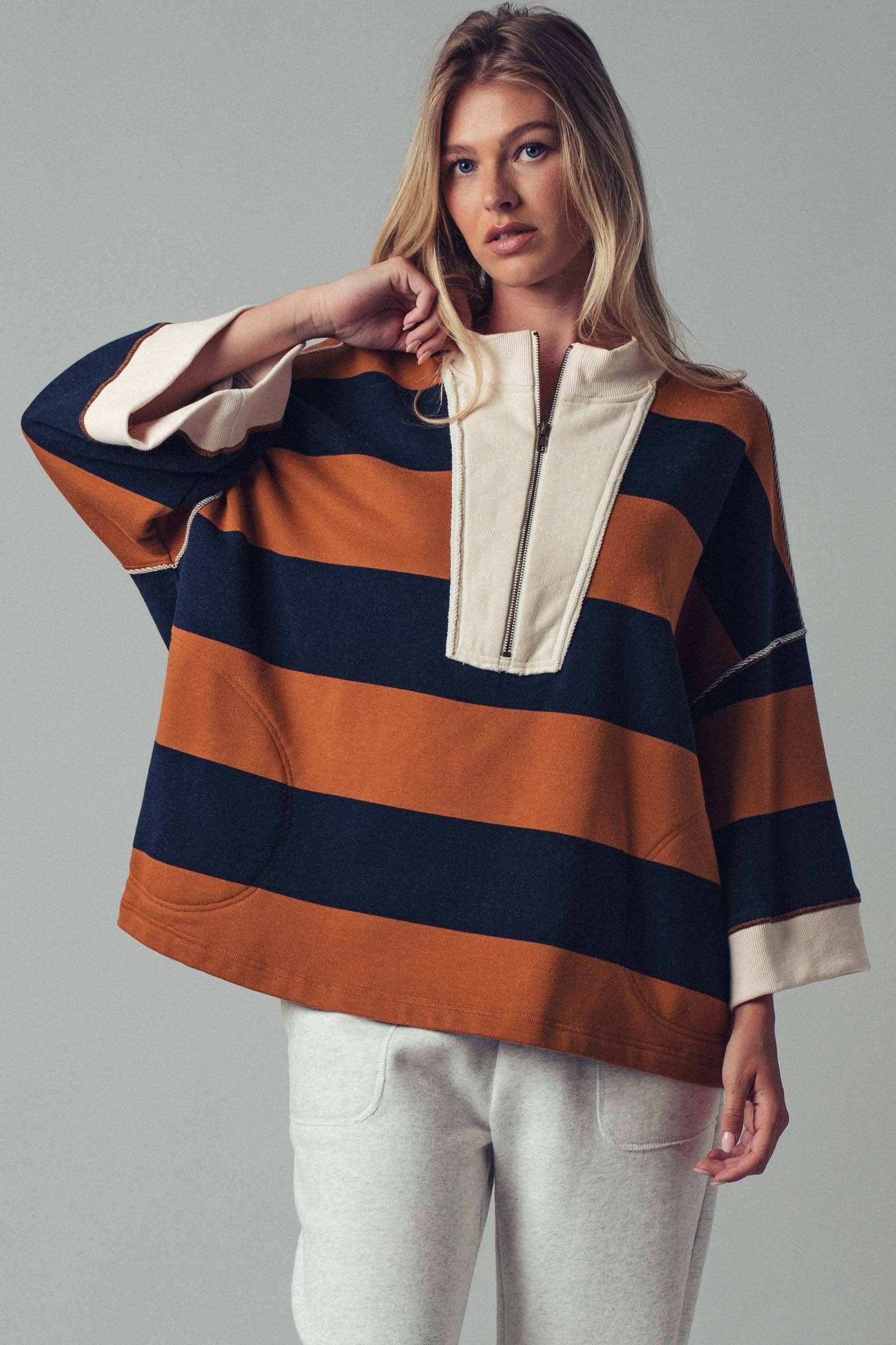 Newsome Stripe Pullover Top PREORDER