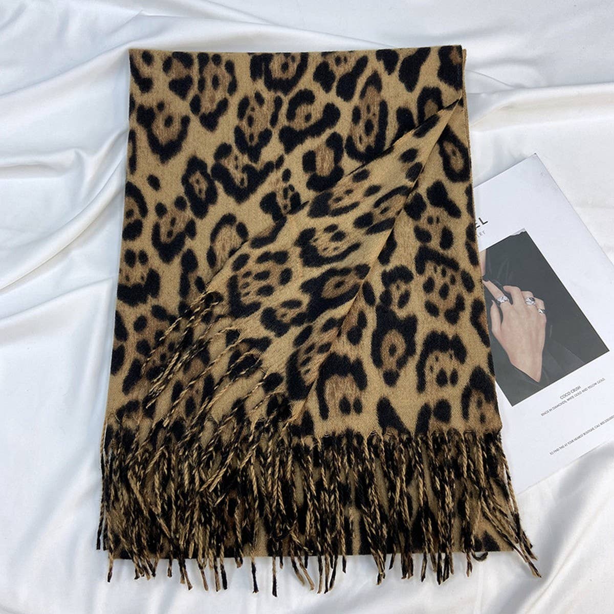 Blocker Leopard Print Scarf PREORDER