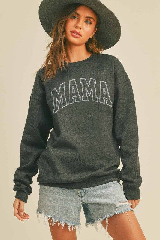 MAMA Graphic Black Sweatshirt PREORDER