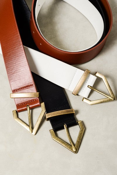 Aero Pointed Buckle Belt (3 Colors!)