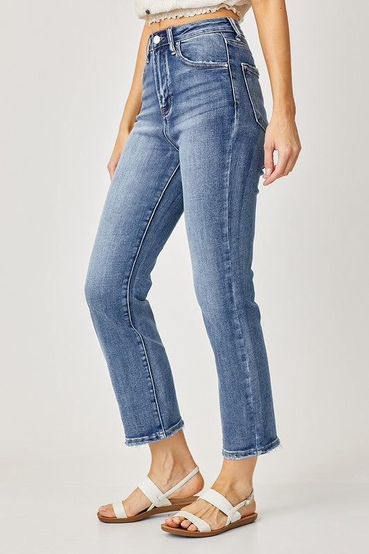 Jolie Straight Cropped Jeans