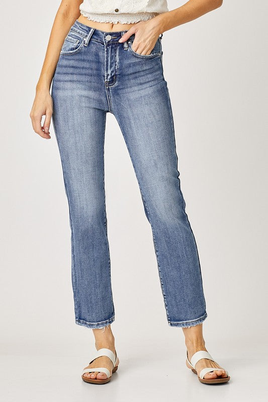 Jolie Straight Cropped Jeans
