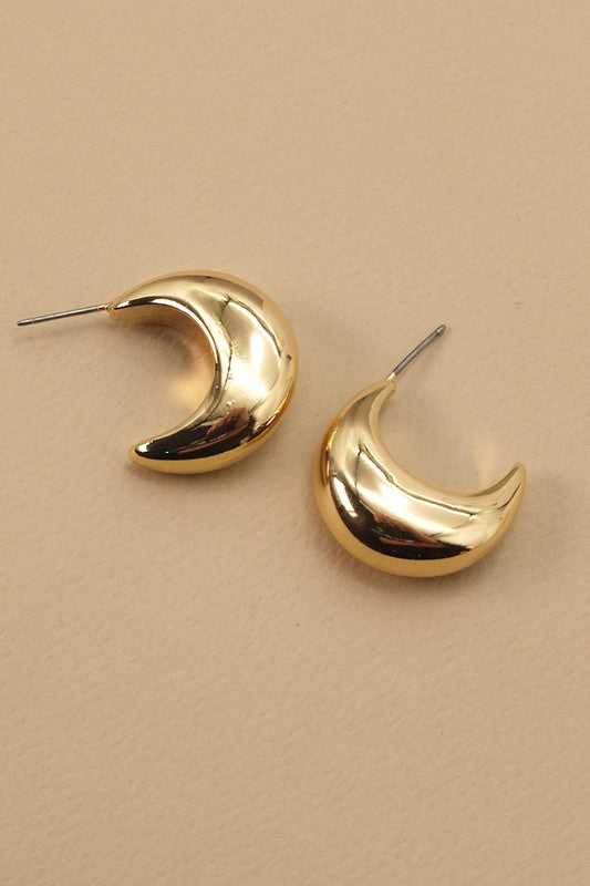 Prancer Crescent Earrings