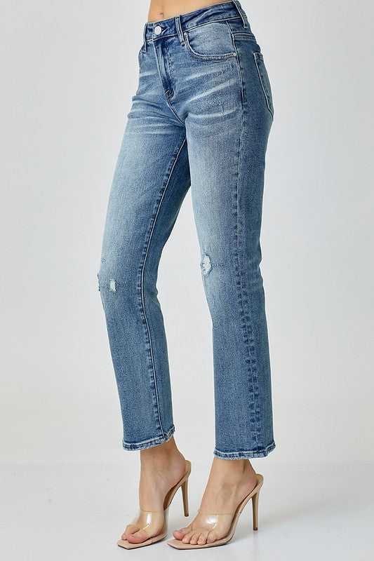 RISEN Jake Mid Rise Slim Jeans