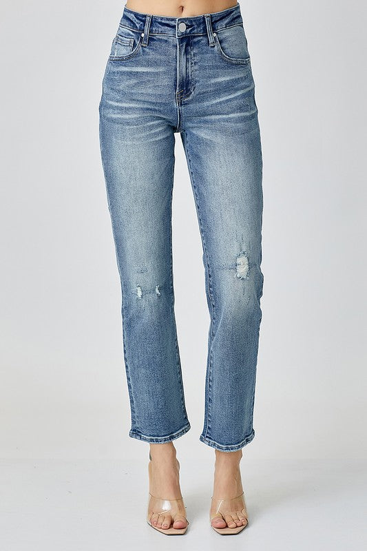 RISEN Jake Mid Rise Slim Jeans