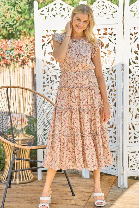 Bardot Floral Maxi Dress