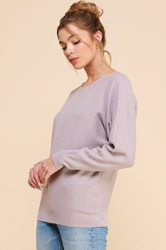 Maple Pullover Lavender Sweater