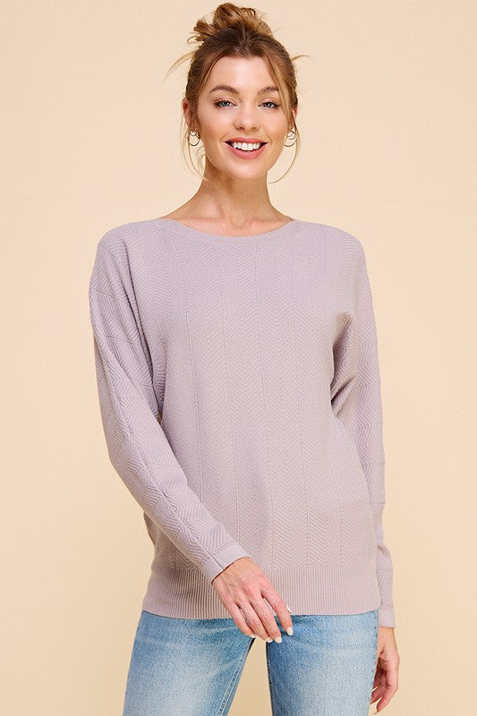 Maple Pullover Lavender Sweater