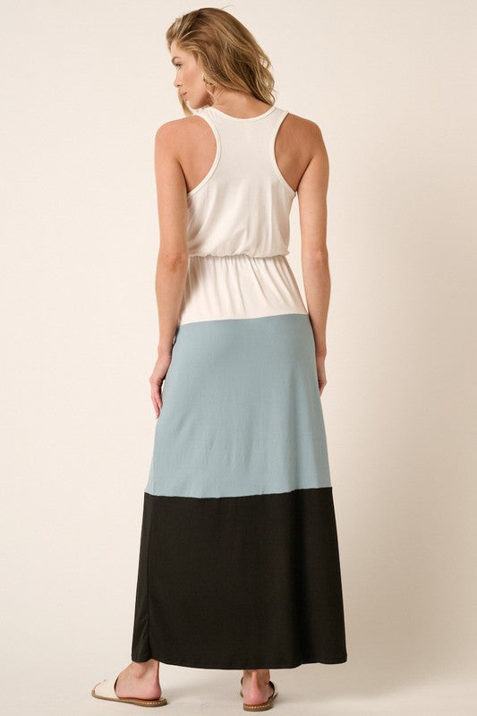 Ember Knit Colorblock Maxi Dress FINAL SALE