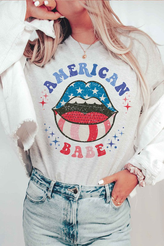 American Babe Graphic Tee FINAL SALE
