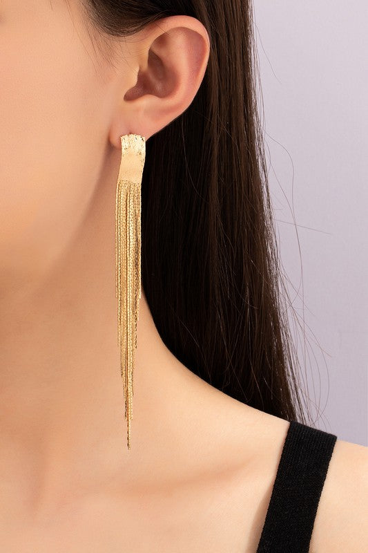 Selena Snake Chain Earrings