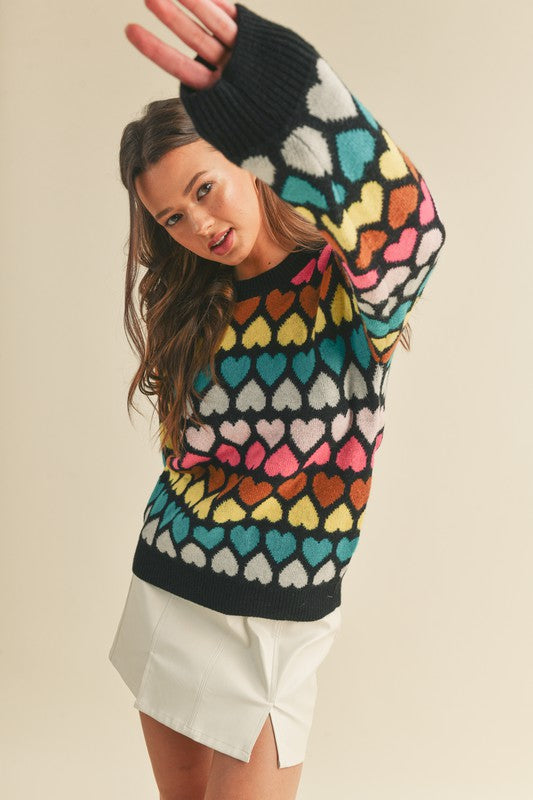Governor Heart Sweater FINAL SALE