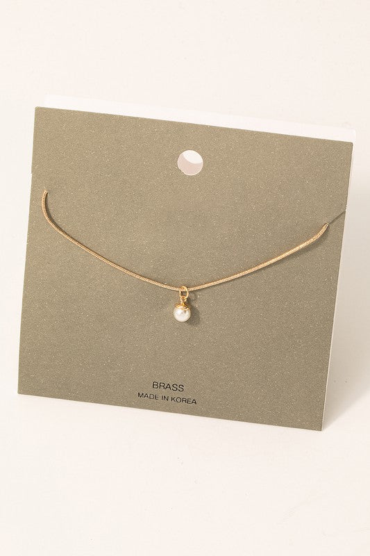 Arvila Pearl Mini Necklace (2 Colors!)