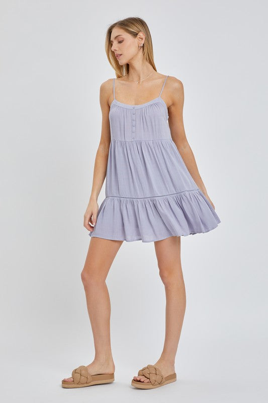 Pacifica Tiered Mini Dress (2 Colors!)