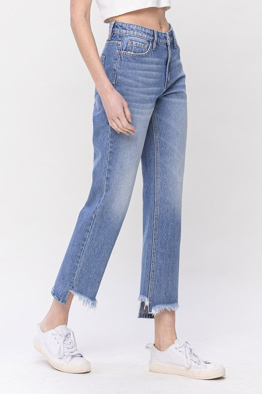 Weaver High Rise Regular Straight Jeans