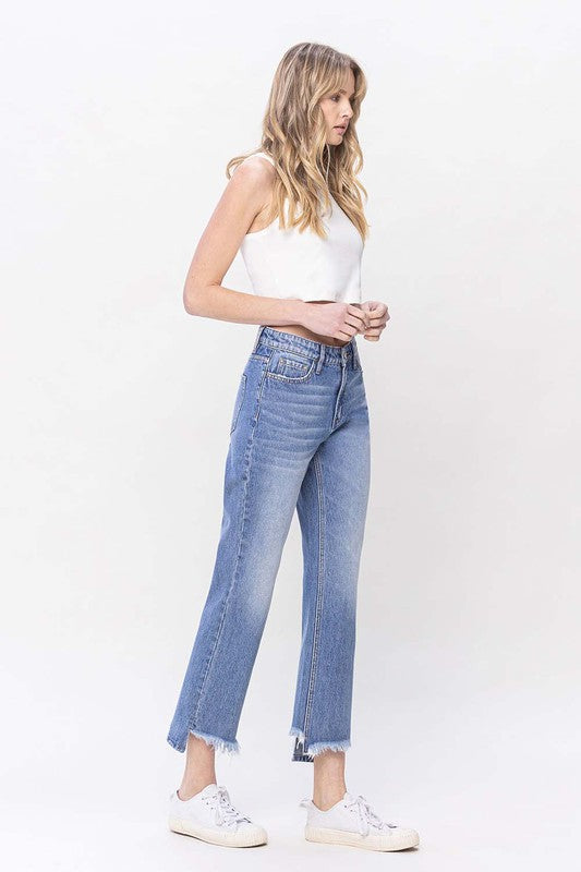 Weaver High Rise Regular Straight Jeans