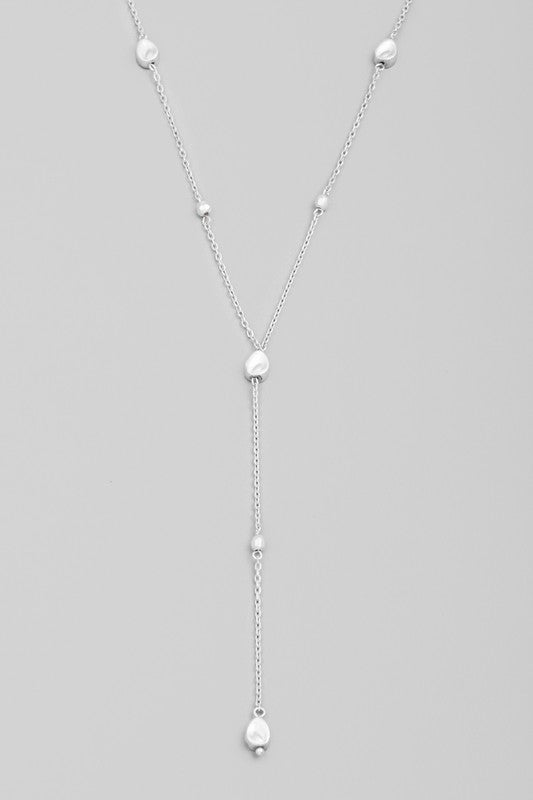Brandice Teardrop Lariat Necklace (2 Colors!)