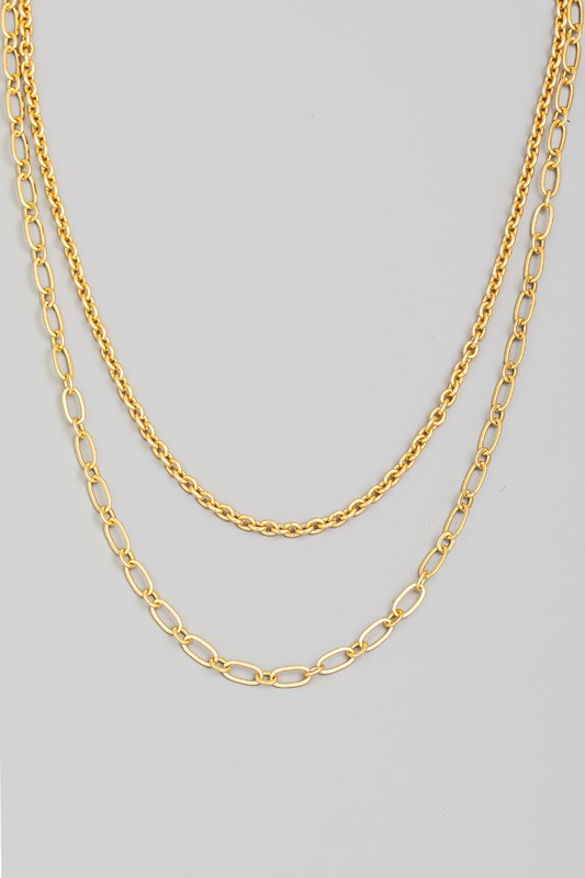 Cherry Layered Chain Necklace
