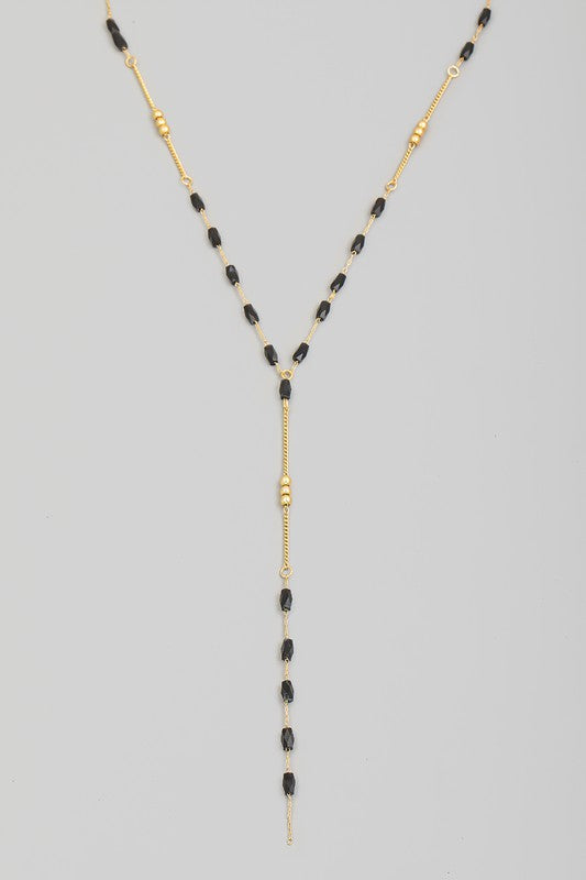Sefton Beaded Lariat Necklace