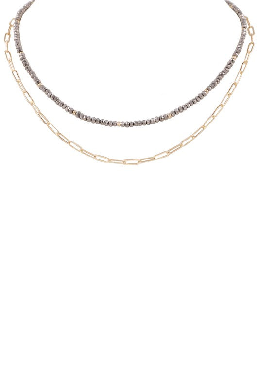 Sandra Layered Chain Necklace (2 Colors!)